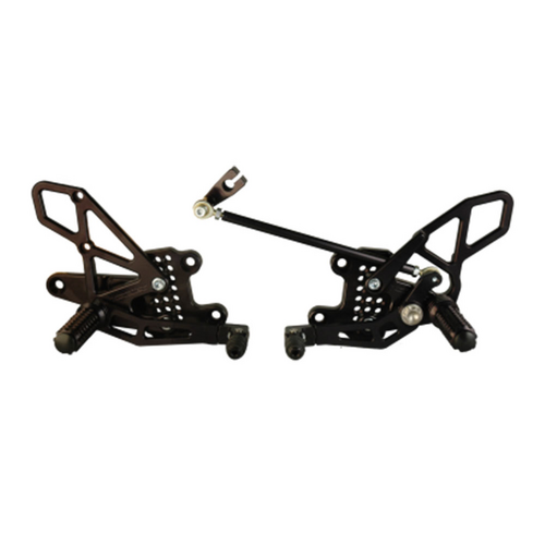 Vortex Rearsets (Black) - Honda CBR1000RR ('08-19)