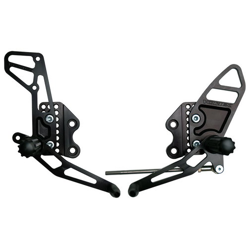 Vortex Rearsets (Black) - Suzuki GSX-R1000R ('05-06) (Special Order Only)
