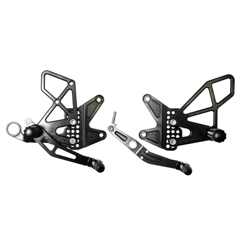 Vortex Rearsets (Black) - Yamaha R6 ('06-23)