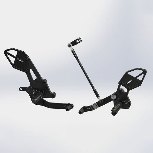 Vortex Rearsets (Black) - MT-07 ('18-25)