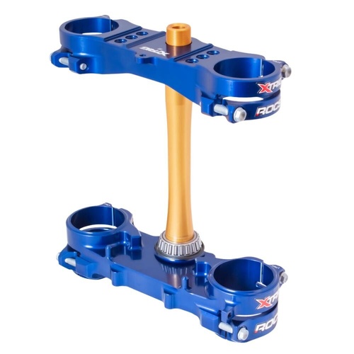 Xtrig Yamaha Blue Triple Clamps ROCS Tech Offset 25mm