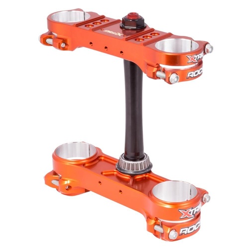 Xtrig KTM Orange Triple Clamps ROCS Pro Offset 20-22mm