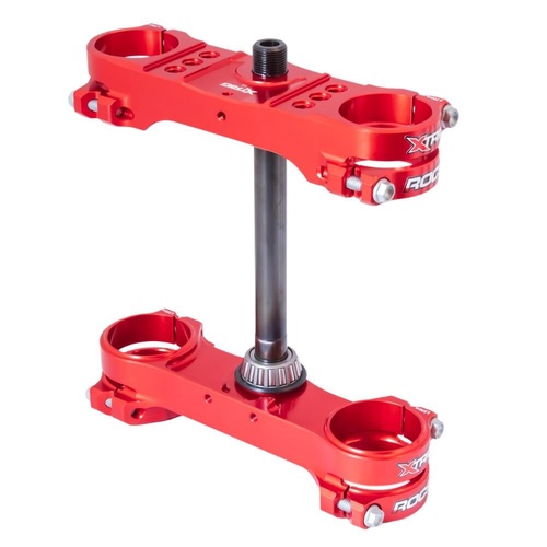 Xtrig KTM Red Triple Clamps ROCS Tech Offset 14mm