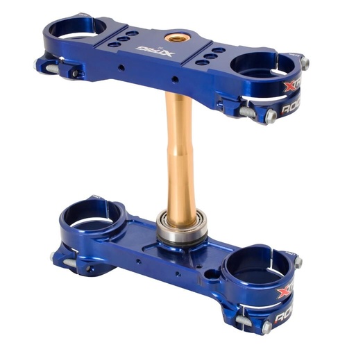 Xtrig Sherco Blue Triple Clamps ROCS Tech Offset 22mm
