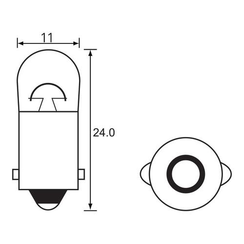 Bulb - Instrument 6V 3W - BA9S