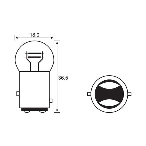 Bulb - Stop Tail 12V 21/5W - BAY15D