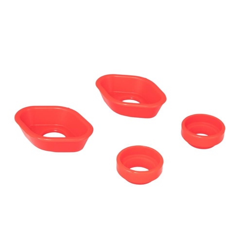 Xtrig Flexfix Red Hard Handlebar Mount Elastomere Kit
