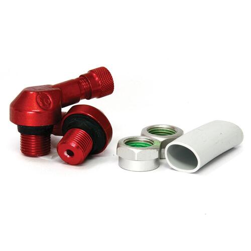 Ariete M/C Valve Stem Red 11970-R T/L 11.3mm (Pair)