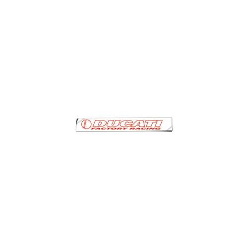 Sticker Racing D/Cut - Ducati, Red (930 x 110mm)