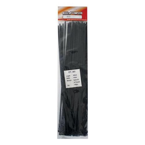 (NEW) CPR ZIP TIES 4.8MM X 380MM 100PCS