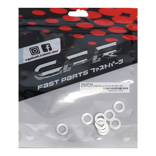 CPR Alloy Sump Washers 8X14X1mm 10P (Spw2)