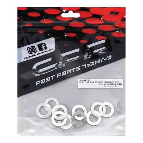 CPR Alloy Sump Washers 12X20X2mm 10P (Spw7)