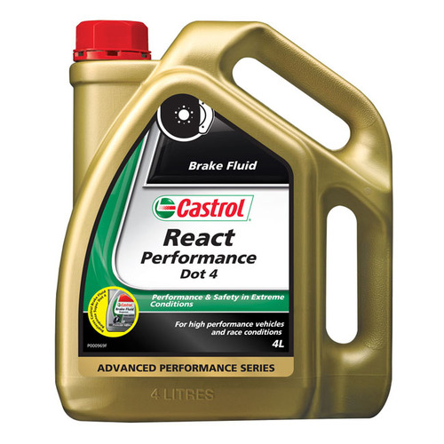 Castrol React Performance Dot 4 4 Litre
