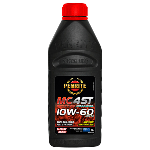 Penrite MC-4ST 10W-60 100% PAO ESTER FULL SYNTHETIC 1 LTR