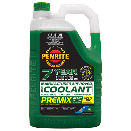 Penrite Green OEM Coolant Premix 5 Litre