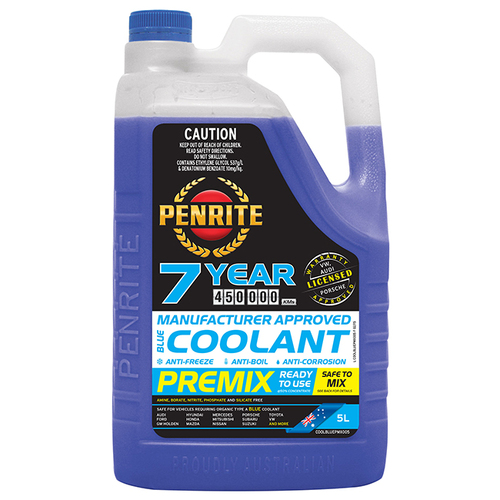 Penrite BLUE OEM COOLANT PREMIX 5 LTR