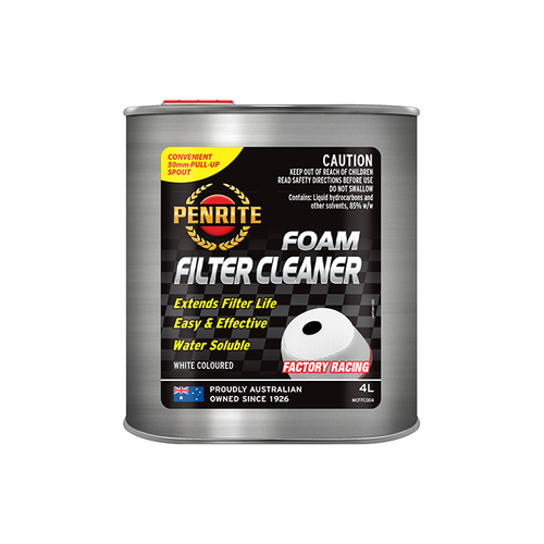 Penrite 10 TENTHS FOAM FILTER CLEANER 4 LTR