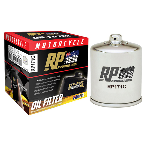 RP Filters - Oil Filter - Chrome - RP171C