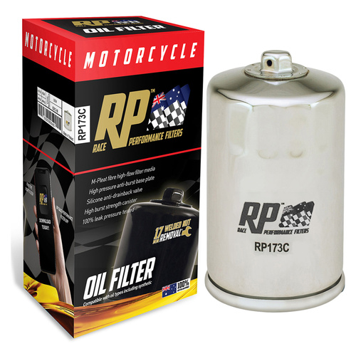 RP Filters - Oil Filter - Chrome - RP173C