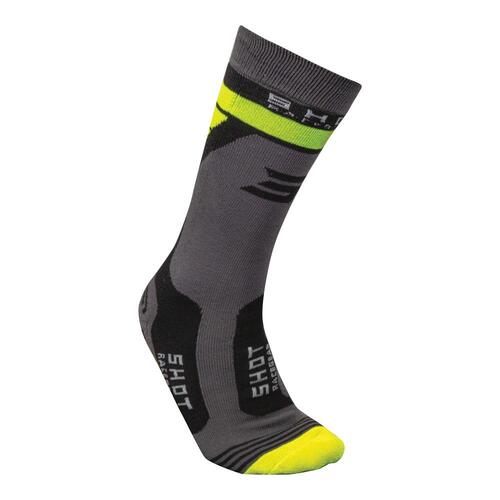 Shot Race 2.0 Socks - Neon Yellow