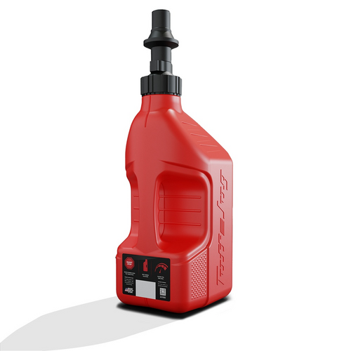Gen 3 - 2.5G/10L Red Tuff Jug with Red Ripper Cap w/ View Strip