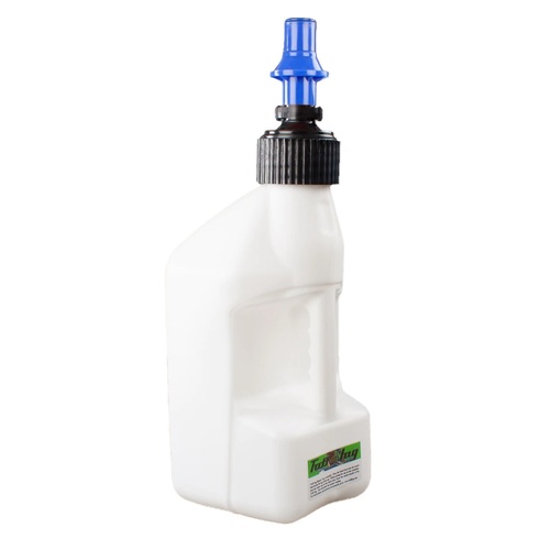 Tuff Jug 2.7 Gal/10 Litre White With Blue Ripper Cap