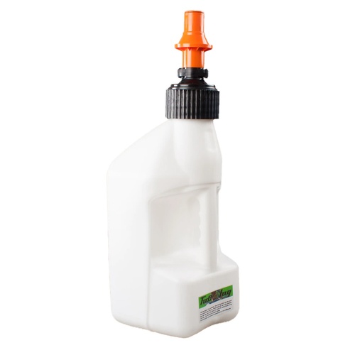 Tuff Jug 2.7 Gal/10 Litre White With Orange Ripper Cap