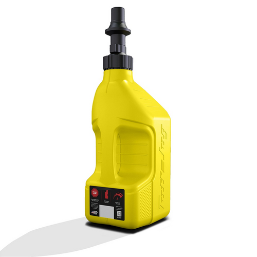 Gen 3 - 2.5G/10L Yellow Tuff Jug with Yellow Ripper Cap w/ View Strip