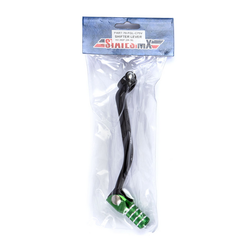 States MX Forged Gear Lever - Kawasaki - Green