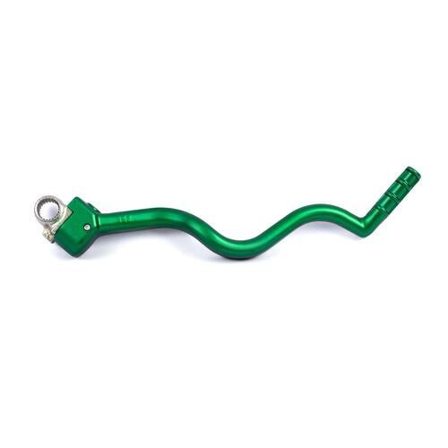 States MX Alloy Kickstart Lever - Kawasaki - Green