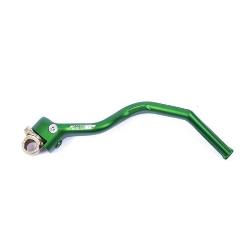 States MX Alloy Kickstart Lever - Kawasaki - Green