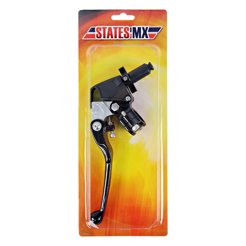 States MX Universal Clutch Perch And Lever - STD Flex - Black