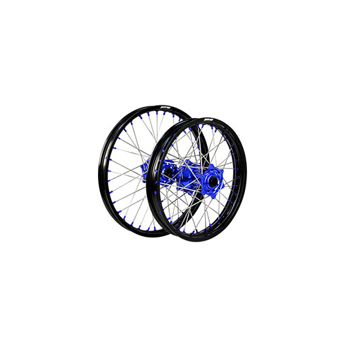 States MX Wheel Set - Husq. FE 21" Front/18" Rear - Black/Blue