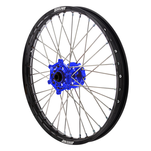 States MX Front Wheel 21 X 1.6 Yamaha YZ250F/450F 02-13 - Black/Blue