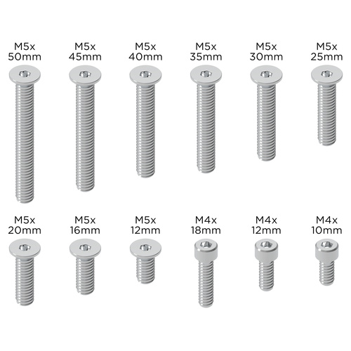 Quad Lock Spare Part - Replacement Screw Set (9 Pcs To Suit Quad Lock Range)