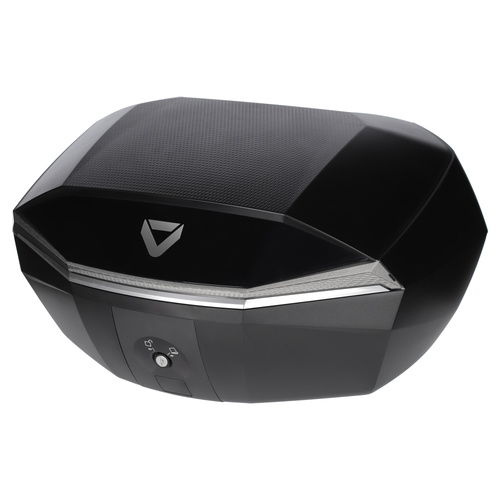 Dririder Top Case - Shield Luxe - Large - Black/Silver