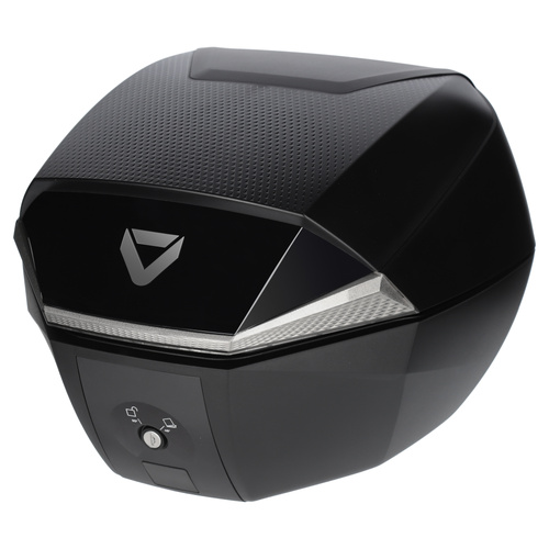 Dririder Top Case - Shield Luxe - Small - Black/Silver