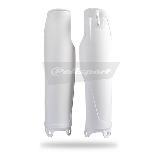 Polisport Fork Protectors - Kaw KX250F/450F - White