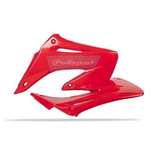 Polisport Radiator Shrouds - Hon CR125/250 ('02-07) - Red