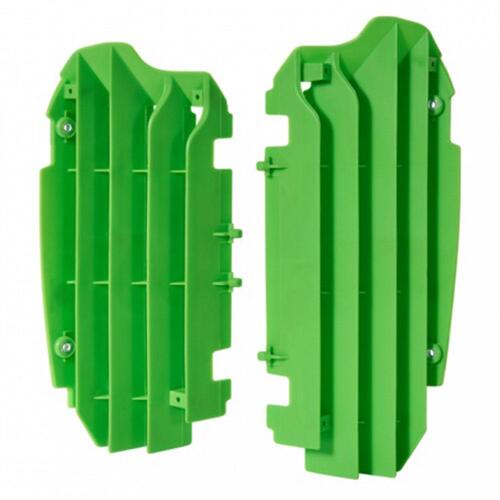 Polisport Radiator Louvers - Kaw KX250F ('17) - Green