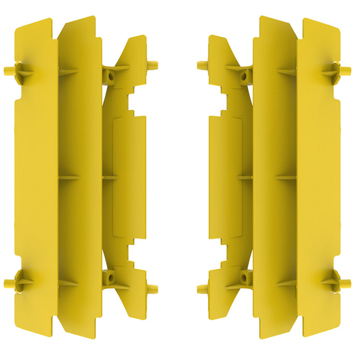 Polisport Radiator Louvers - Suzuki RM/DRZ - Yellow