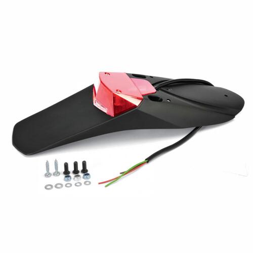 Polisport Rear Tail Light With Stop/Tail Light & Number Plate Light