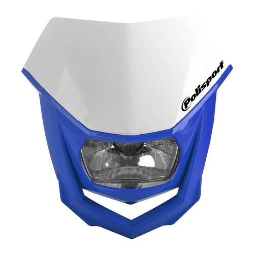 Polisport Halo Headlight - Blue/White