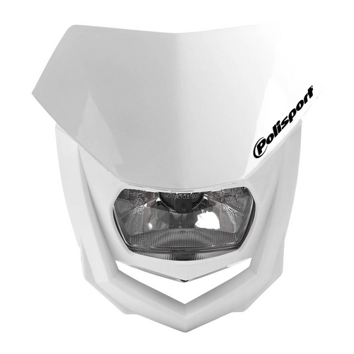 Polisport Halo Headlight - White/White