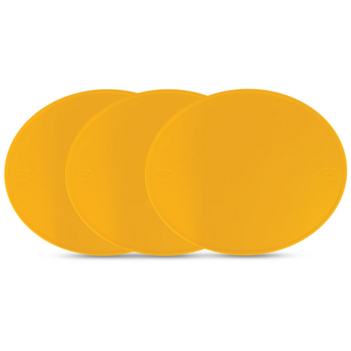 Polisport Preston Petty Motocross Number Plate - Set Of 3 - Dark Yellow