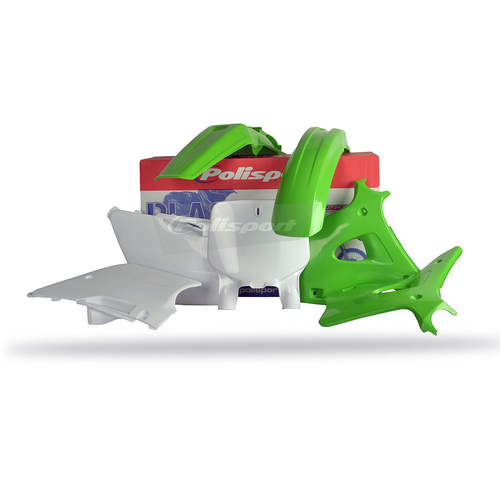 Polisport Plastics MX Kit - Kaw KX125/250 ('96-98) - OEM