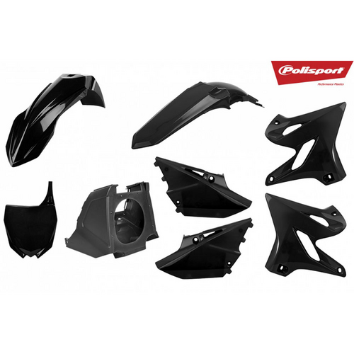 Polisport MX Restyle Kit (Inc A/B) - Yam YZ125/250 ('02-19) - Black
