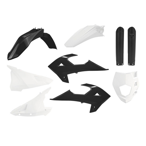 Polisport Enduro Kit Gas Gas 18-20/Rieju 21-25 - Black/White
