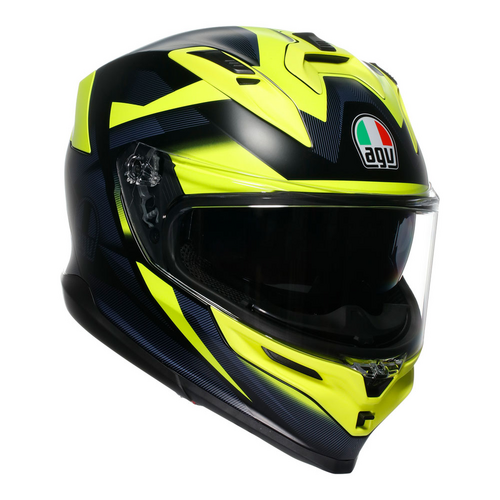 AGV K7 Helmet - Glimpse Black/Yellow Fluo
