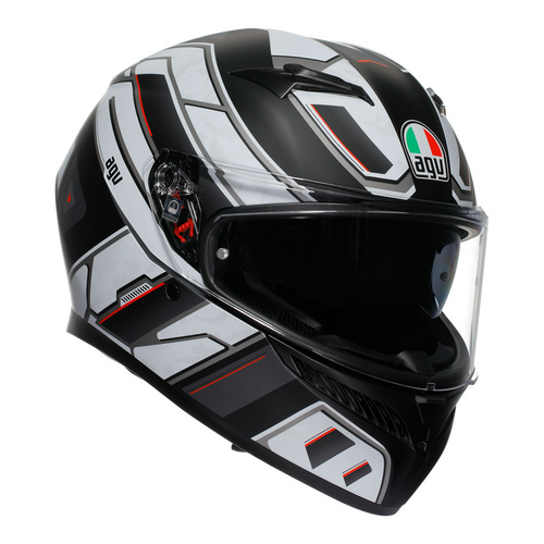 Agv K3 Helmet - Rivia Matt Black White